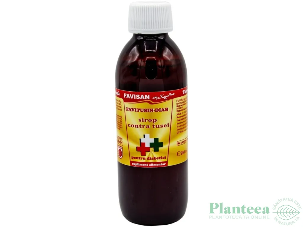 Sirop FaviTusin diab contra tusei 250ml - FAVISAN