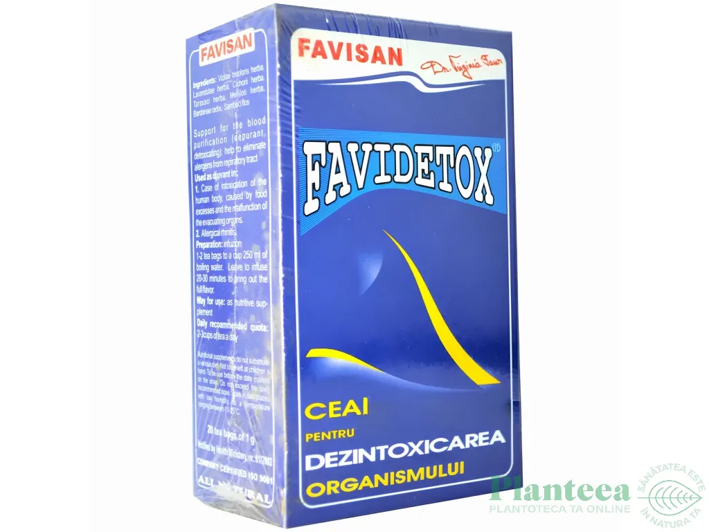 Ceai FaviDetox 20dz - FAVISAN