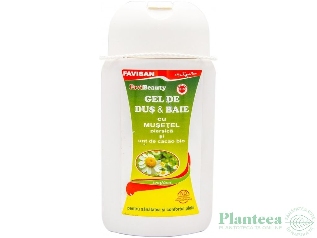Gel dus baie musetel piersica 300ml - FAVISAN