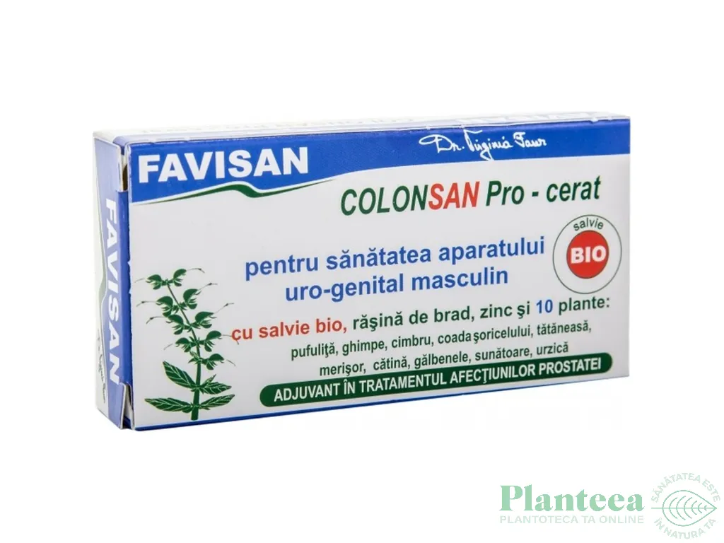 Supozitoare ColonSan Pro cerat 10x1,9g - FAVISAN
