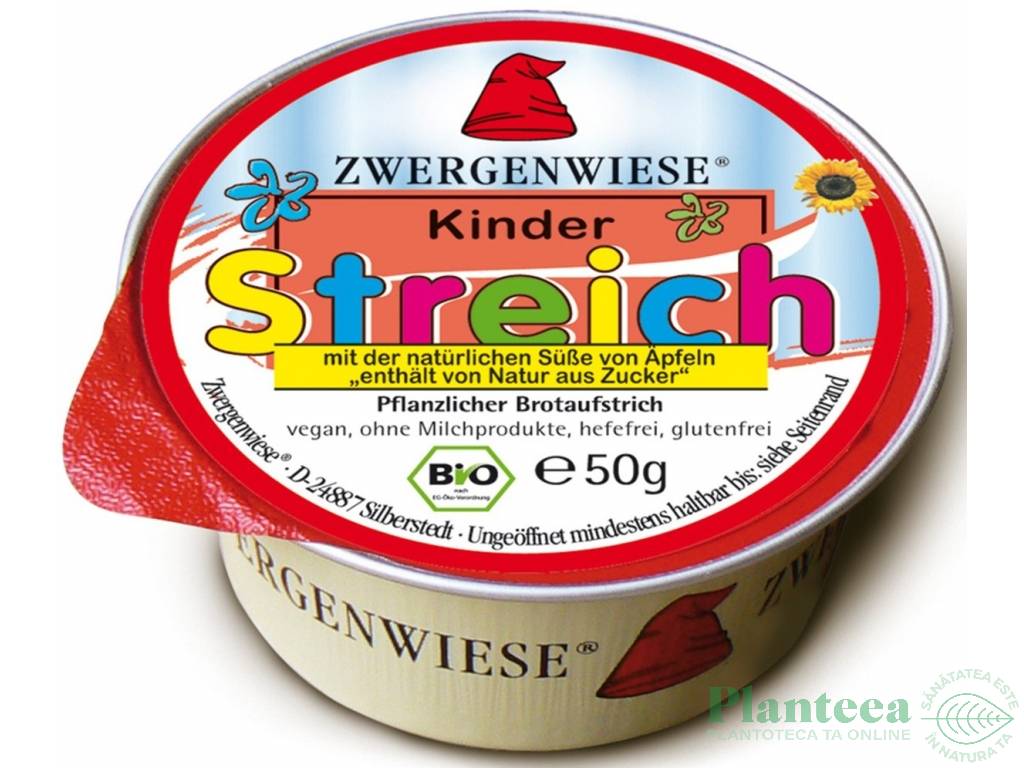 Pate vegetal fl soarelui tomate copii 50g - ZWERGENWIESE