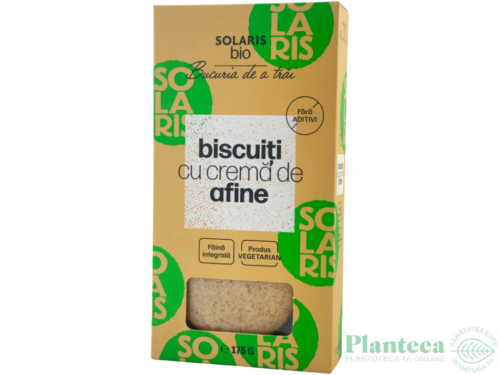 Biscuiti crema afine eco 175g - SOLARIS BIO