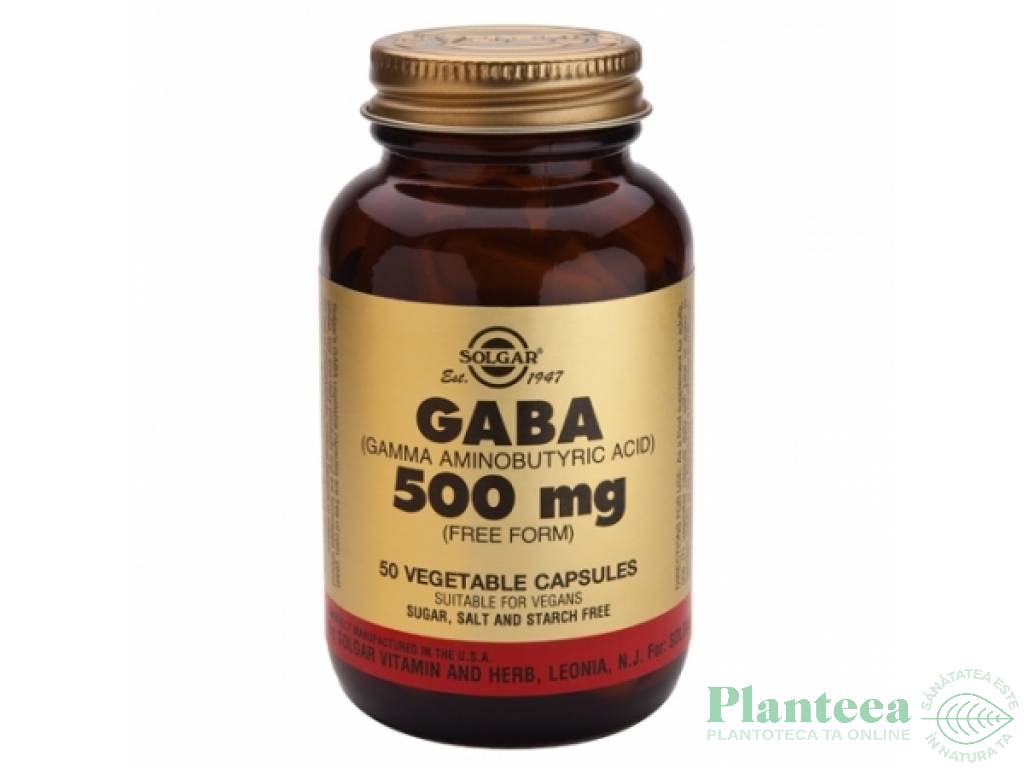 Gaba 500mg 50cps - SOLGAR