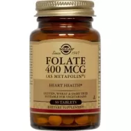 Folate [metafolin] 400mcg 50cp - SOLGAR