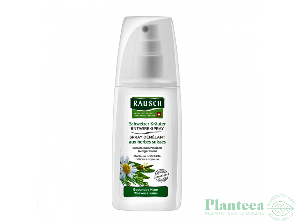 Balsam par pieptanare usoara ierburi elvetiene spray 100ml - RAUSCH