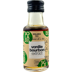 Extract vanilie Bourbon fara alcool eco 30ml - SOLARIS BIO