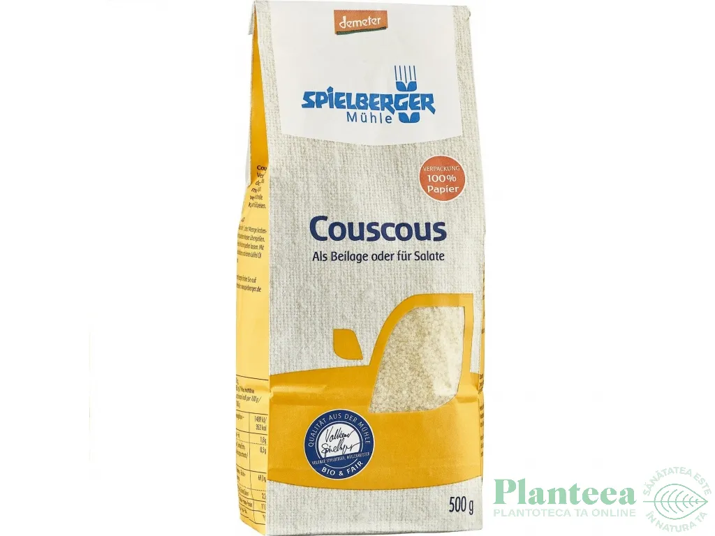 Cuscus grau demeter eco 500g - SPIELBERGER