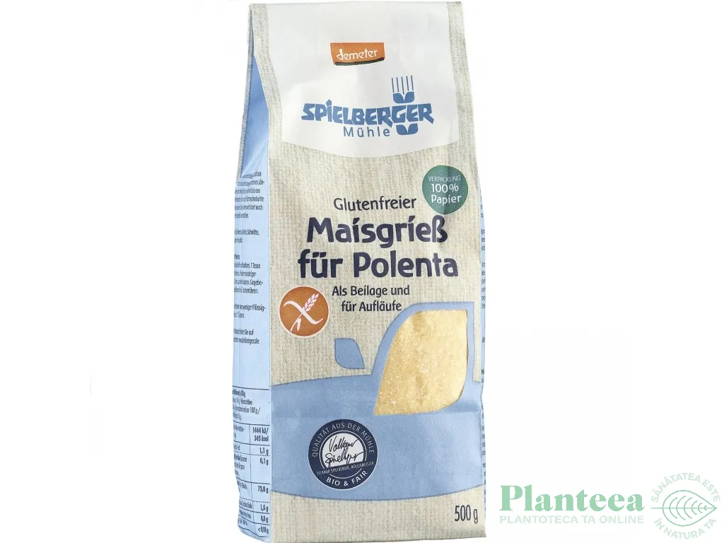 Faina porumb pt mamaliga fara gluten demeter eco 500g - SPIELBERGER