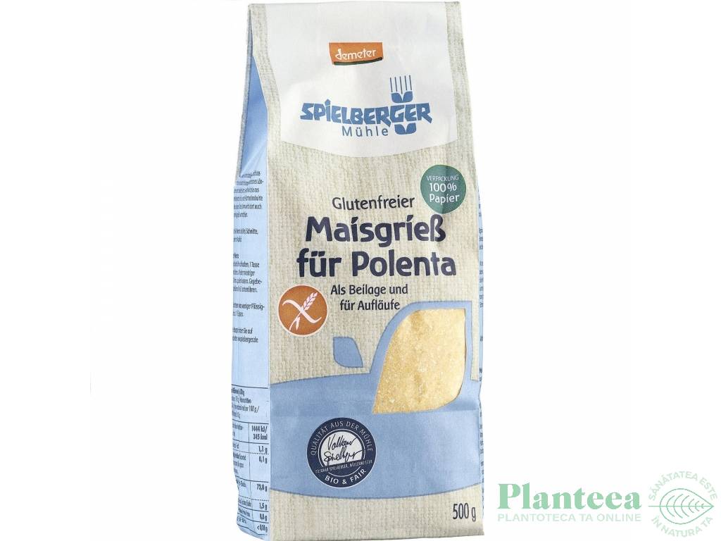 Faina porumb pt mamaliga fara gluten demeter eco 500g - SPIELBERGER