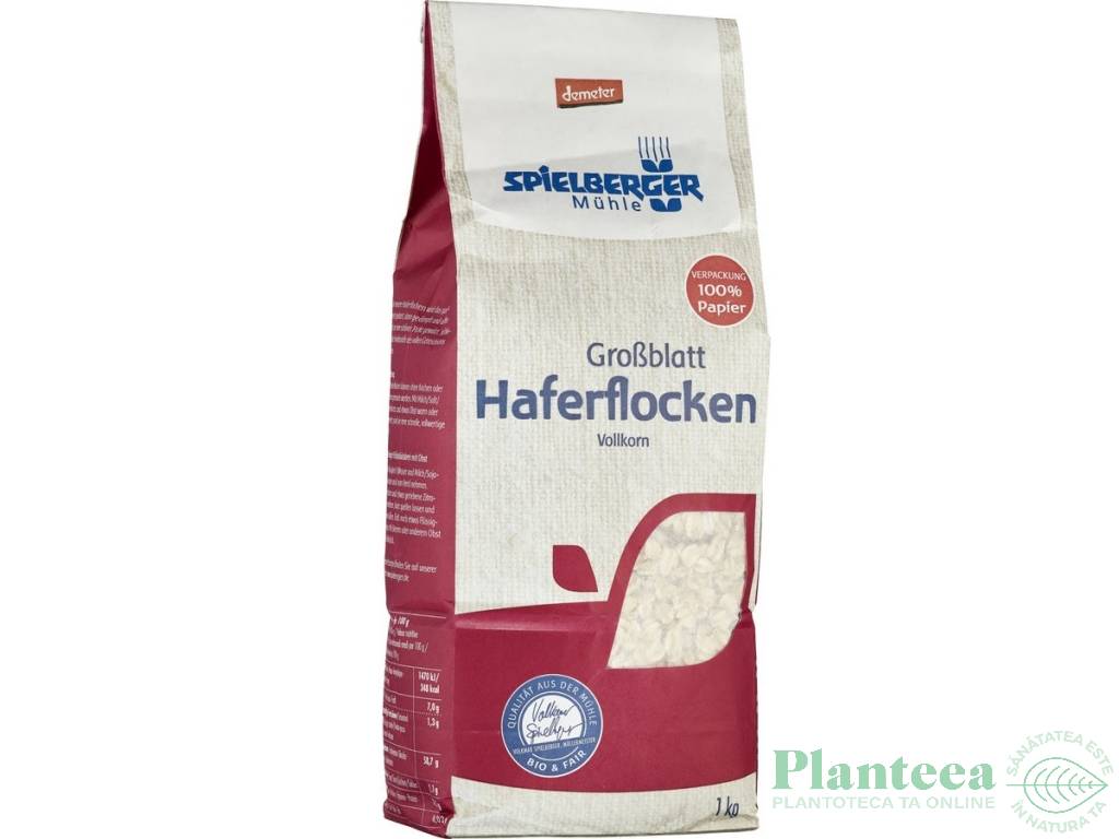 Fulgi ovaz mari integral demeter eco 1kg - SPIELBERGER