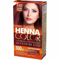 Vopsea crema par permanenta fara amoniac 5.62 visina putreda 115ml - HENNA COLOR