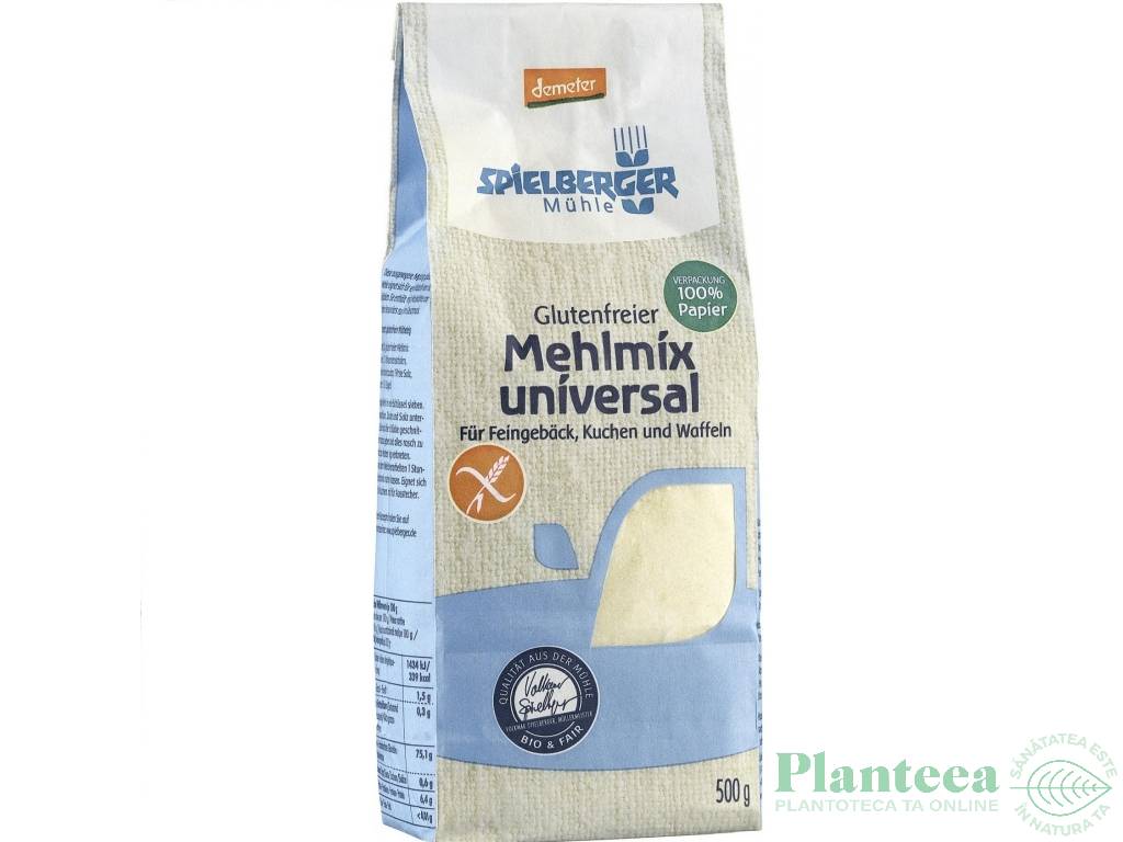 Faina amestec alba fara gluten demeter eco 500g - SPIELBERGER