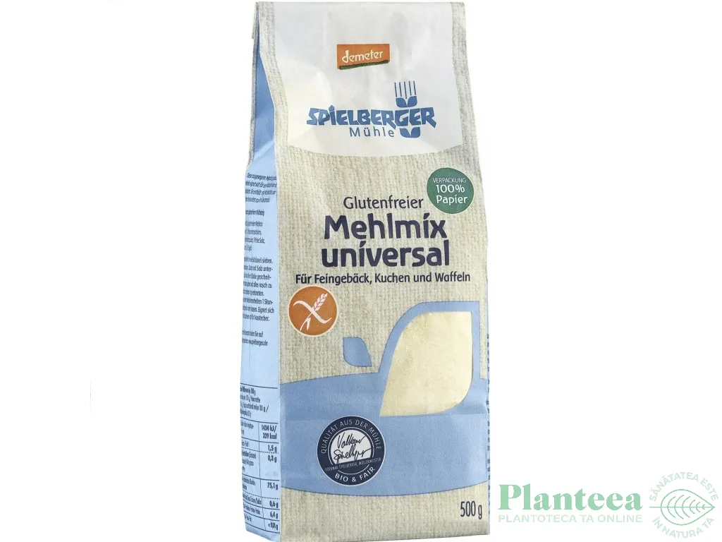 Faina amestec alba fara gluten demeter eco 500g - SPIELBERGER