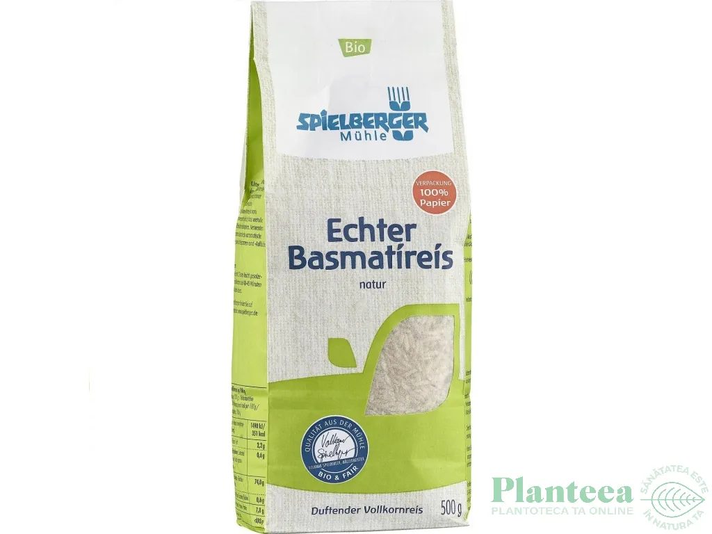 Orez basmati integral bio 500g - SPIELBERGER