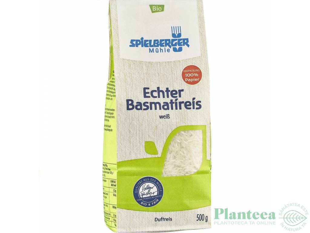 Orez basmati alb bio Demeter 500g - SPIELBERGER