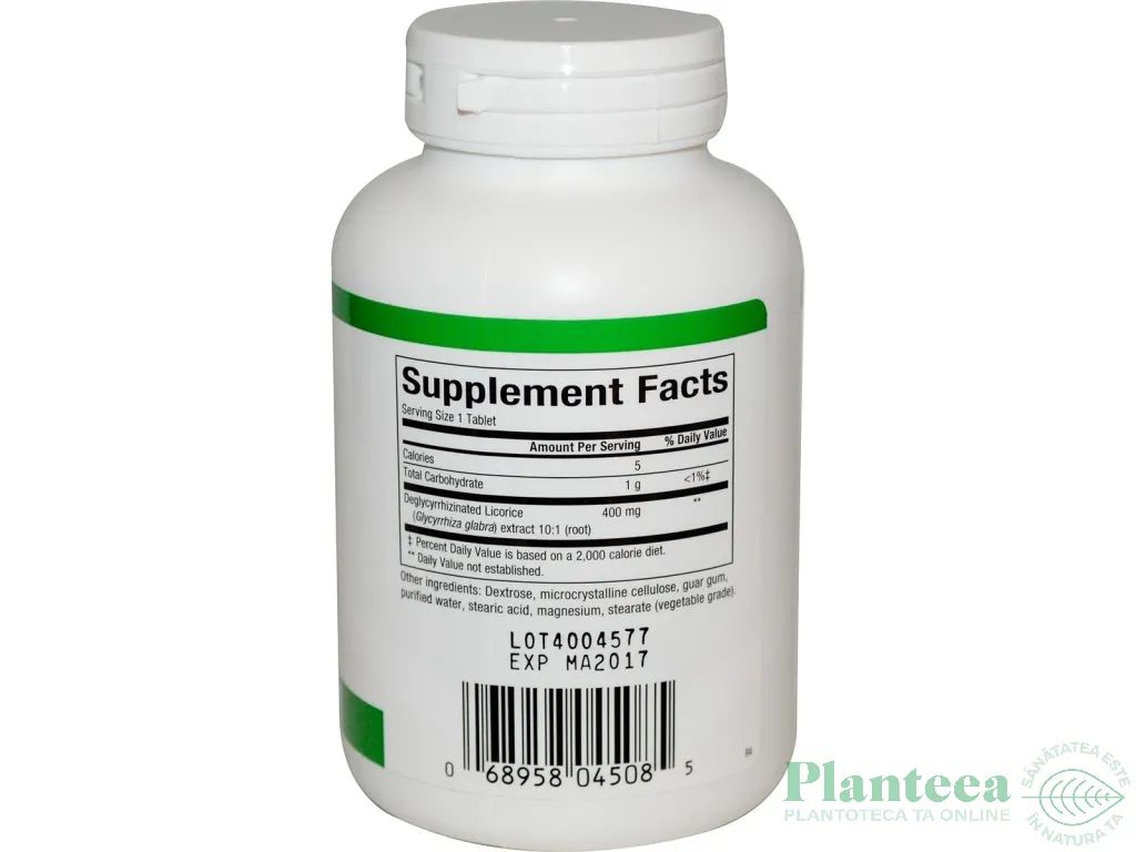 DGL 400 plus 90cps - NATURAL FACTORS