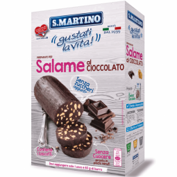 Premix salam biscuiti ciocolata fara zahar fara coacere 300g - S.MARTINO