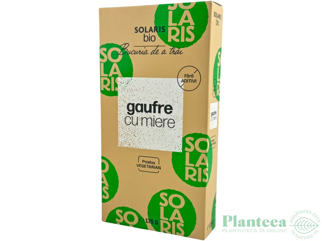 Gaufre miere eco 175g - SOLARIS BIO