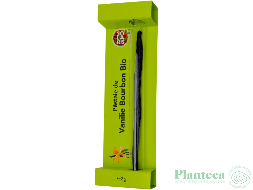 Condiment vanilie bourbon pastaie eco 2g - SOLARIS BIO