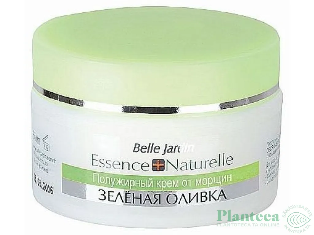 Crema antirid ulei masline colagen elastina ten uscat matur 50ml - BELLE JARDIN