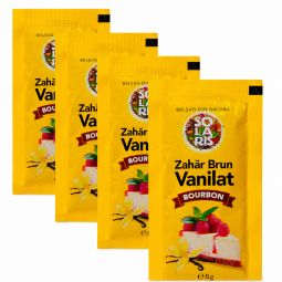 Set Zahar brun vanilat bourbon 5x8g - SOLARIS