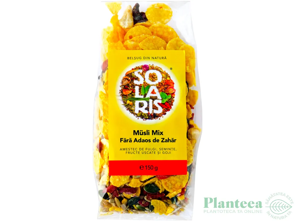 Musli mix fara zahar 150g - SOLARIS