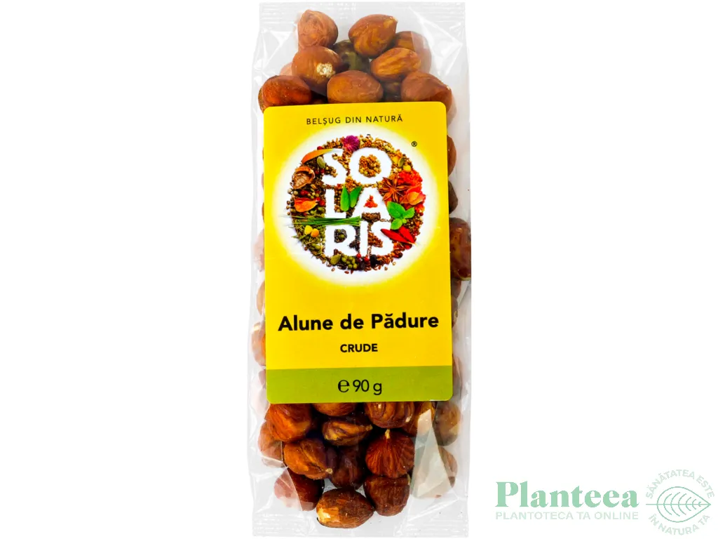 Alune padure crude intregi 90g - SOLARIS
