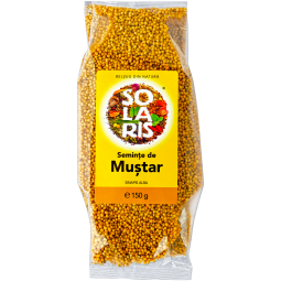 Condiment mustar boabe 150g - SOLARIS