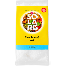 Sare mare fina neiodata 500g - SOLARIS