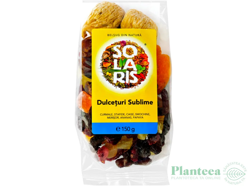 Mix fructe uscate Dulceturi sublime 150g - SOLARIS
