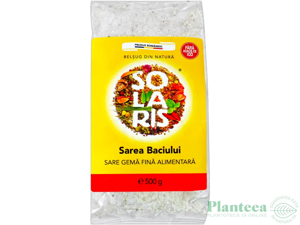 Sare gema fina Sarea baciului 500g - SOLARIS