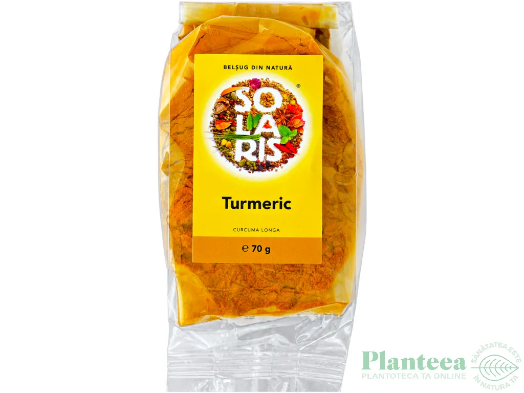 Condiment turmeric macinat 70g - SOLARIS