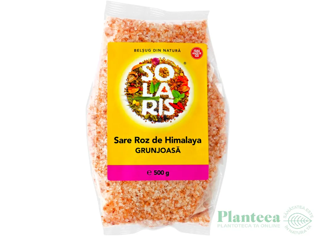 Sare roz grunjoasa Himalaya 500g - SOLARIS
