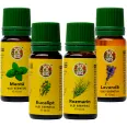 Kit 4 uleiuri esentiale de baza 4x10ml - SOLARIS