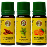 Kit 3 uleiuri esentiale Mirosul Craciunului 3x10ml - SOLARIS