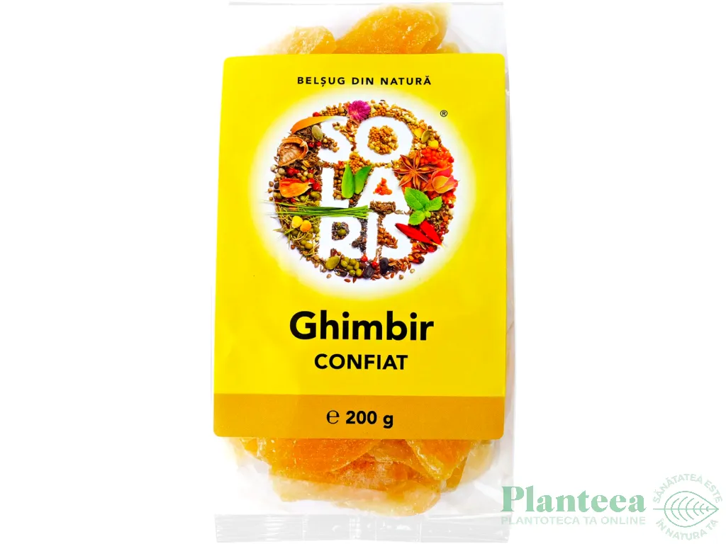 Ghimbir confiat bucati 200g - SOLARIS