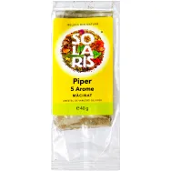 Condiment piper 5arome macinat 40g - SOLARIS