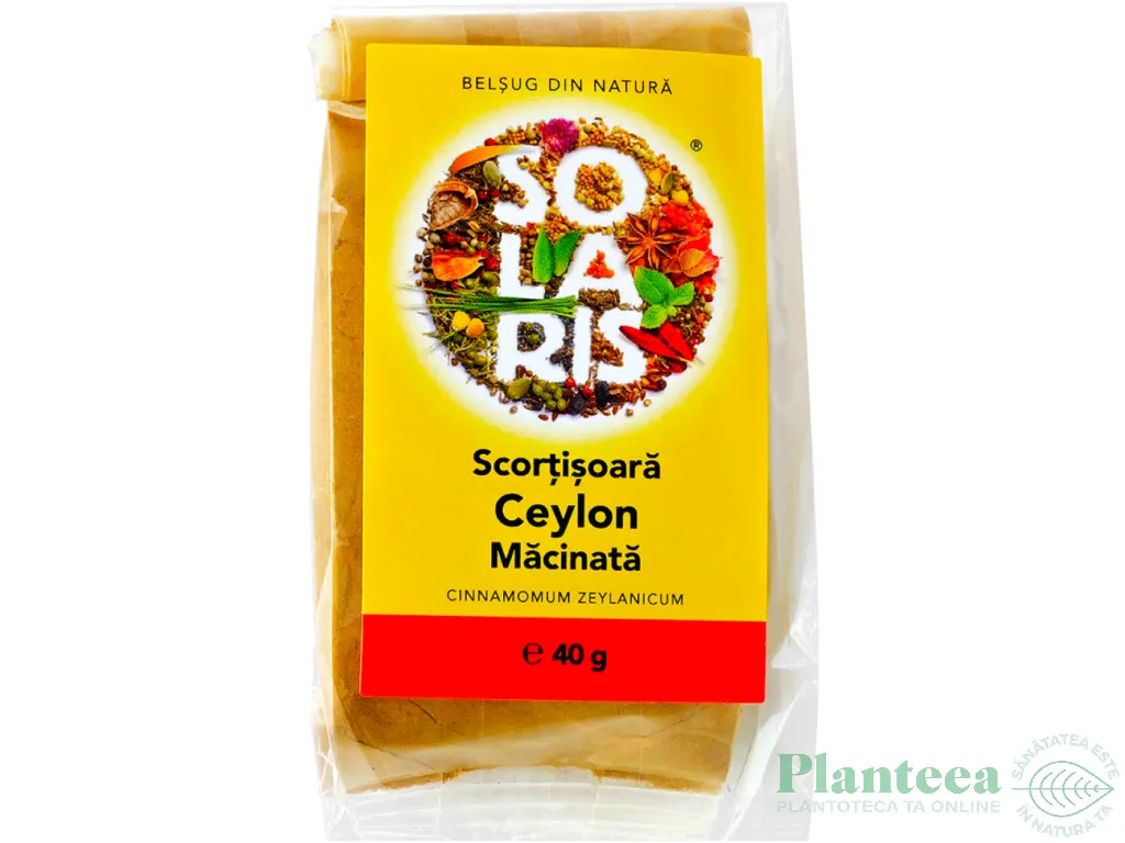 Condiment scortisoara ceylon macinata 40g - SOLARIS