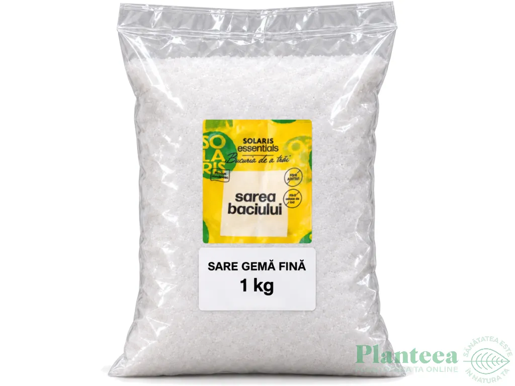 Sare gema fina Sarea baciului 1kg - SOLARIS