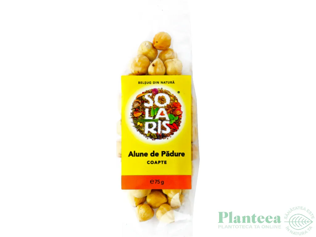 Alune padure coapte decojite 75g - SOLARIS