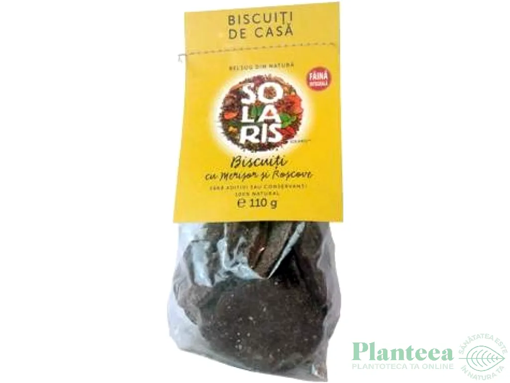 Biscuiti integrali merisor roscove 110g - SOLARIS
