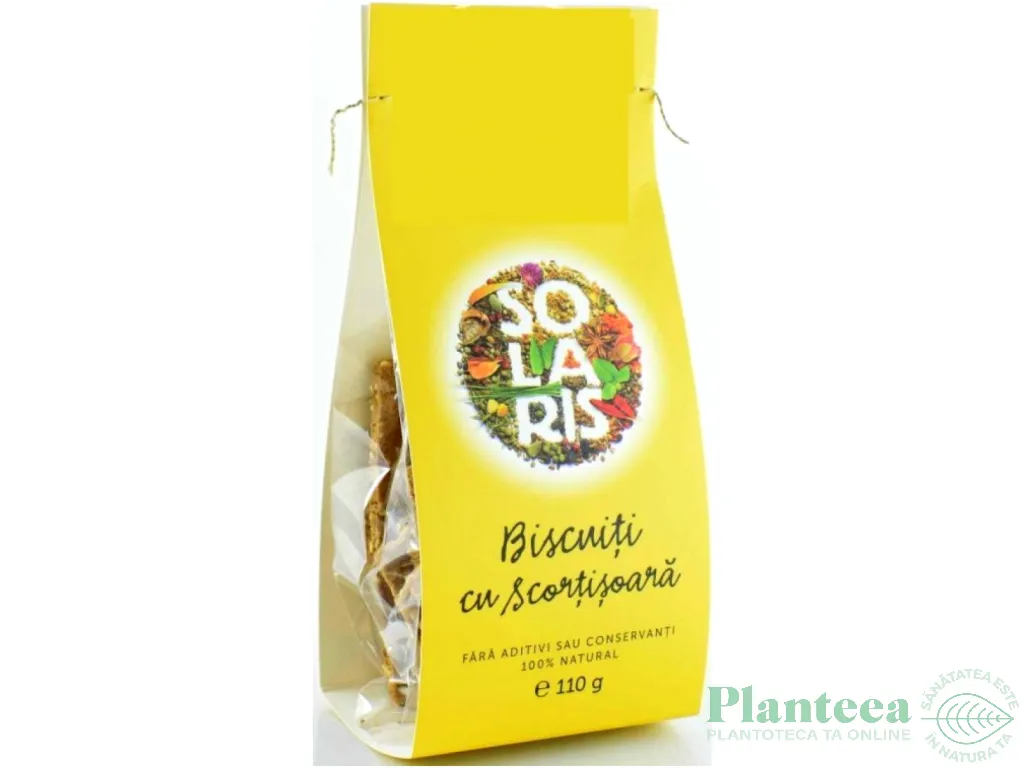 Biscuiti integrali scortisoara 110g - SOLARIS