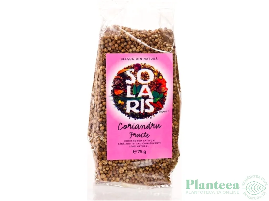 Condiment coriandru boabe 75g - SOLARIS
