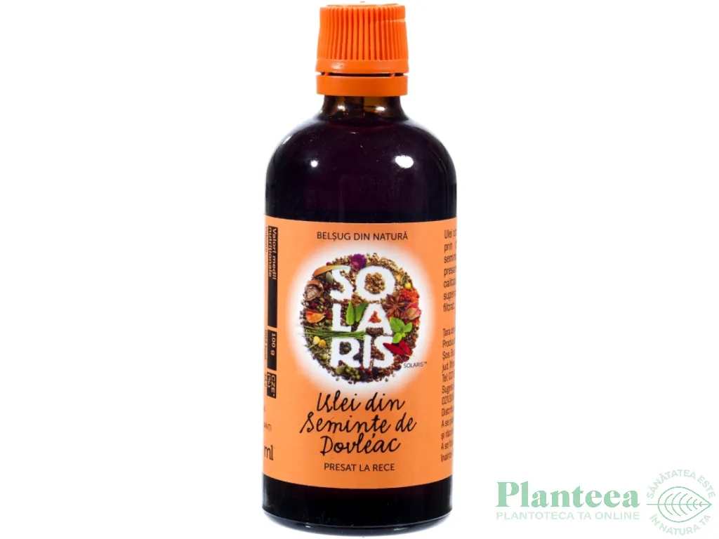Ulei seminte dovleac 100ml - SOLARIS