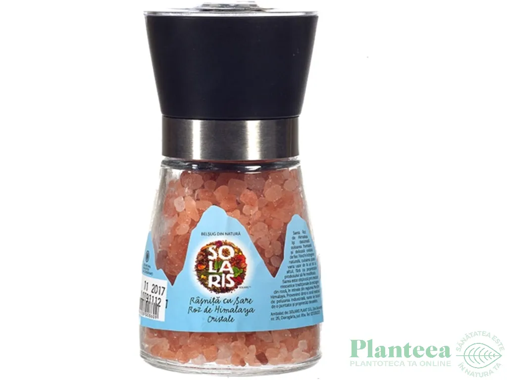 Sare roz grunjoasa Himalaya rasnita reutilizabila 200g - SOLARIS