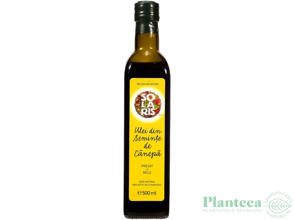 Ulei canepa 500ml - SOLARIS