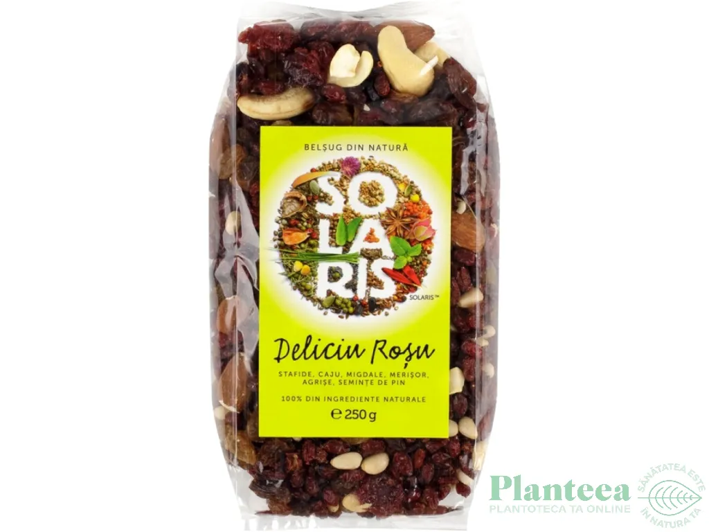 Mix fructe Deliciu rosu 250g - SOLARIS