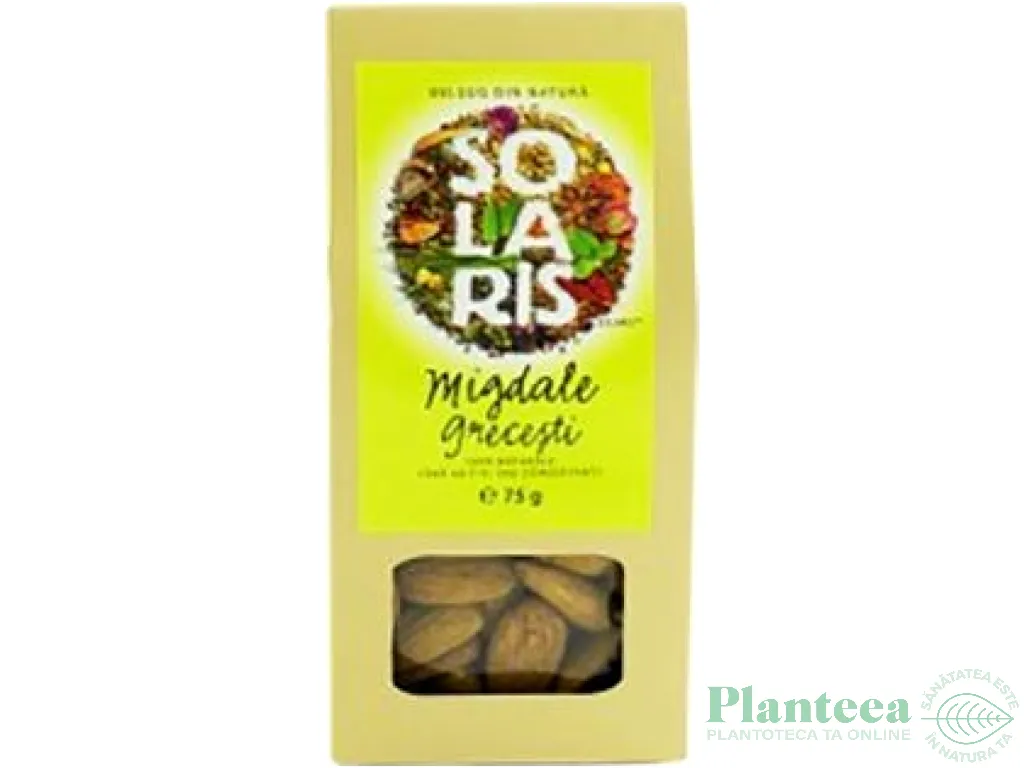 Migdale crude necojite grecesti 75g - SOLARIS