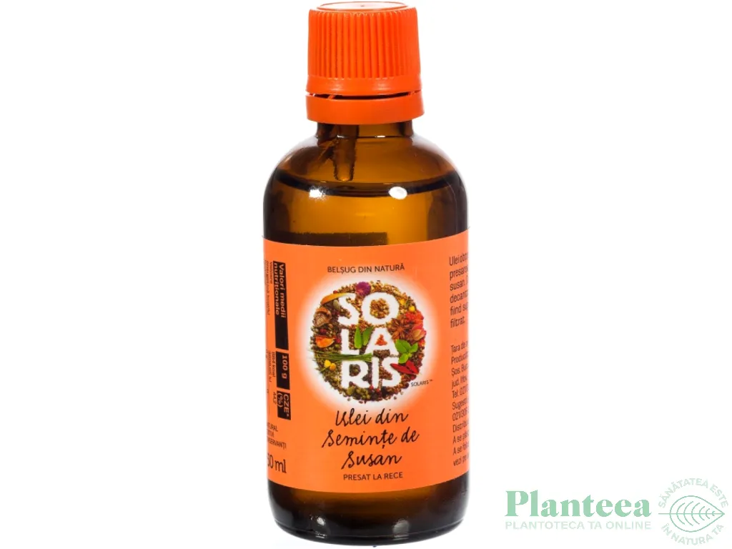 Ulei susan negru 50ml - SOLARIS