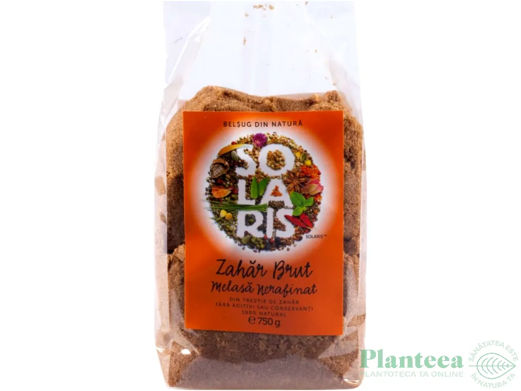 Zahar brun nerafinat melasa trestie 750g - SOLARIS